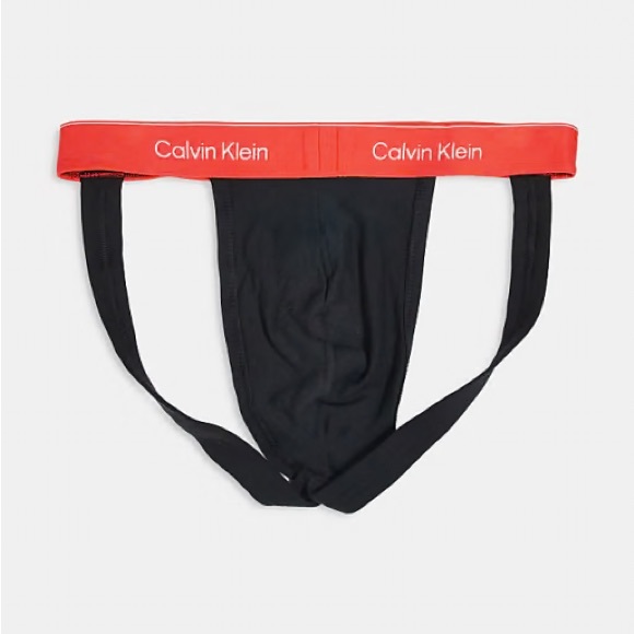 Calvin Klein Other - Calvin Klein Black Jockstrap with Red Waistband